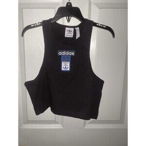 Women’s Medium Adidas Crop Tank (black) NWT